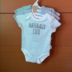 3-6 Short Sleeve Onsies